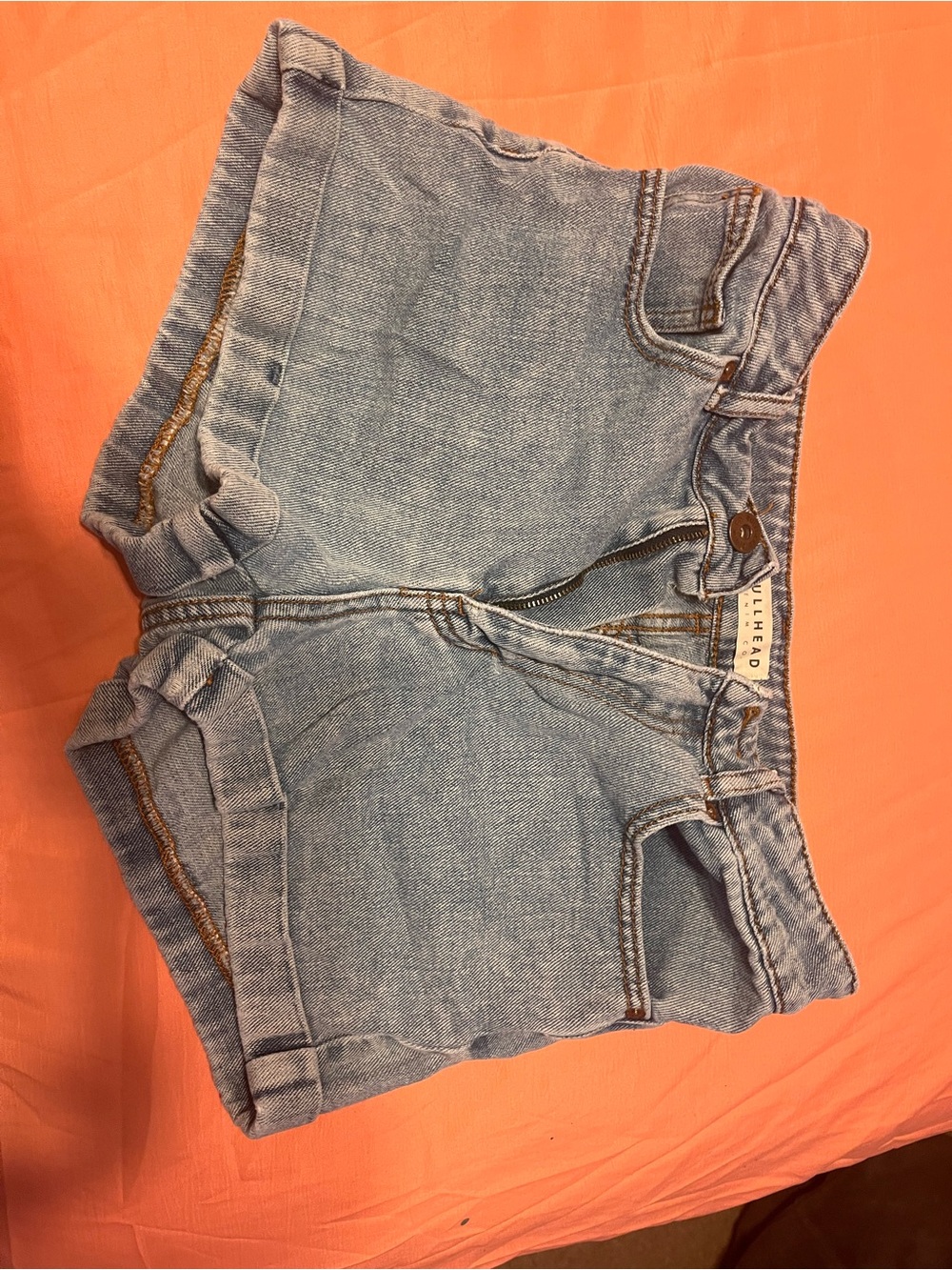 Bullhead Light Wash Blue Denim Jean Shorts